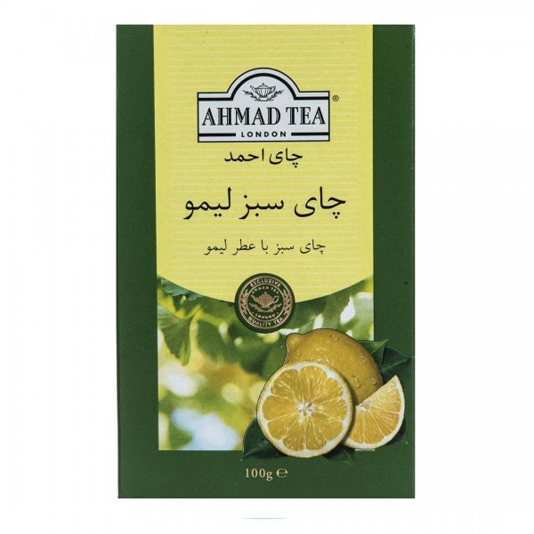 چای سبز با عطر لیمو احمد مقدار 100 گرم