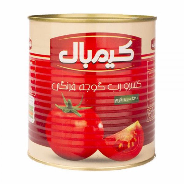 رب گوجه فرنگی کیمبال مقدار 800 گرم