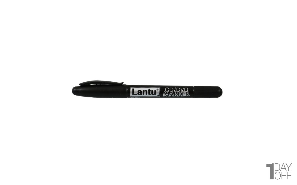 ماژیک سی‌دی لانتو (Lantu) مدل JM420 نوع دوسر رنگ مشکی