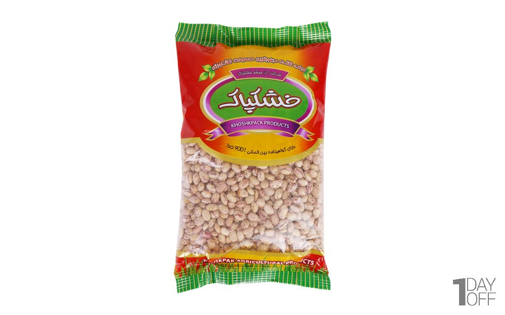 لوبیا چیتی خشکپاک مقدار 900 گرم