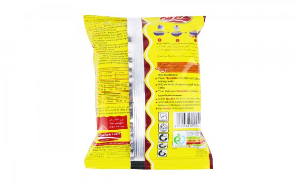 نودل با طعم گوشت الیت مقدار 75 گرم