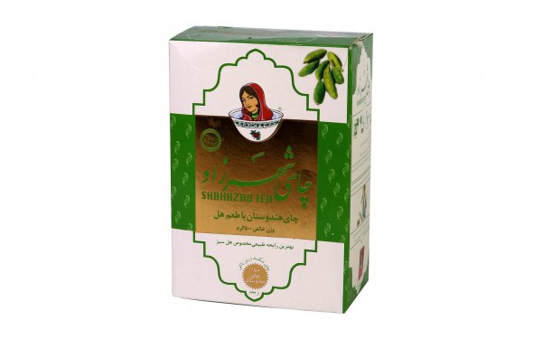 چای هندوستان با طعم هل شهرزاد مقدار 500 گرم