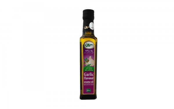 روغن کنجد با طعم سیر سمن مقدار 250 سی‌سی