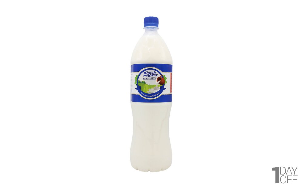 دوغ بدون گاز گرمادیده با طعم نعناع خوشگوار 1/5 لیتری