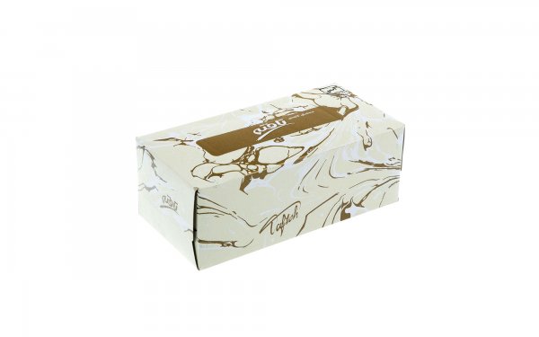 دستمال کاغذی دولایه تافته طرح موج بسته 150 برگ
