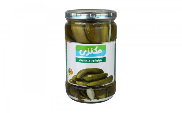 خیارشور درجه یک مکنزی مقدار 680 گرم