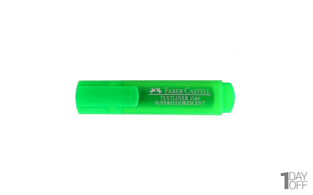 ماژیک علامت‌زن فابر کاستل (Faber Castell) مدل Superfluorescent رنگ سبز فسفری