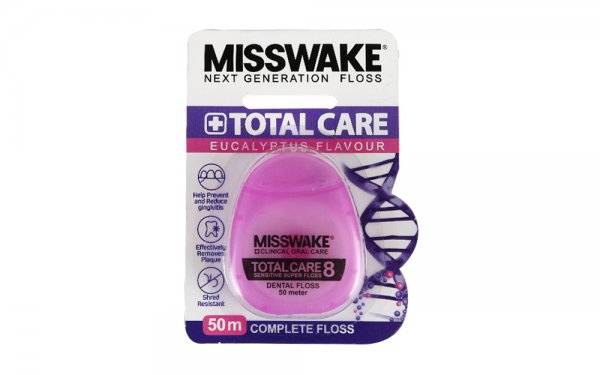 نخ‌دندان ضدحساسیت Total Care میسویک مقدار 50 متر