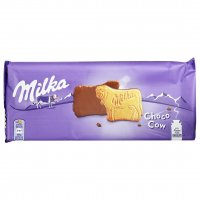 بیسکویت با روکش شکلاتی میلکا (Milka) مدل Choco Cow مقدار 120 گرم
