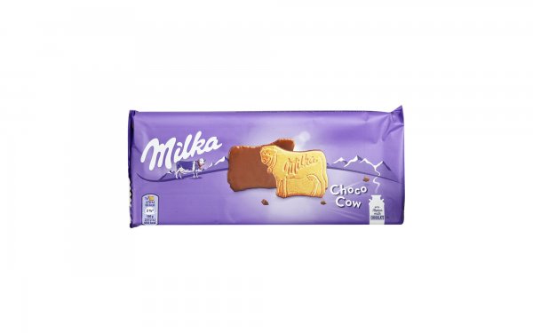 بیسکویت با روکش شکلاتی میلکا (Milka) مدل Choco Cow مقدار 120 گرم