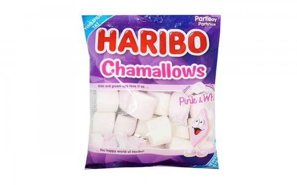 مارشمالو هاریبو (HARIBO) مدل Chamallows Pink & White مقدار 150 گرم