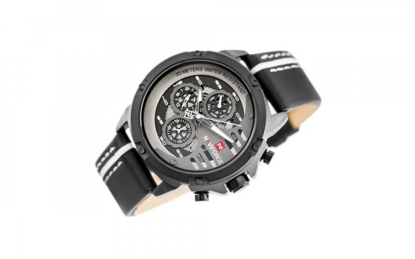 ساعت نیوی‌فورس (NAVIFORCE) مدل NF9110M رنگ مشکی و سفید کد رنگ B/W/B