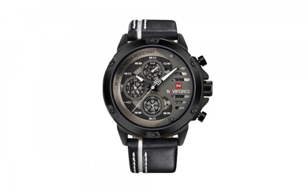 ساعت نیوی‌فورس (NAVIFORCE) مدل NF9110M رنگ مشکی و سفید کد رنگ B/W/B