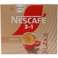 پودر قهوه‌فوری خامه‌ای 3 در 1 نسکافه نستله 24 ساشه‌ای 