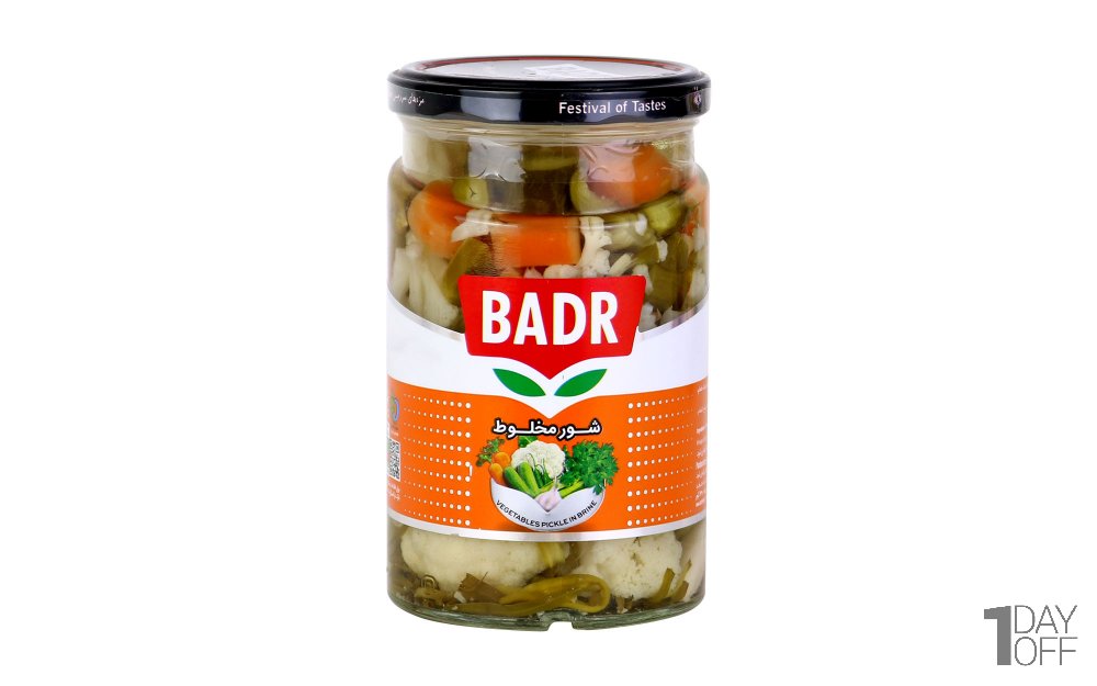 شور مخلوط بدر مقدار 630 گرم