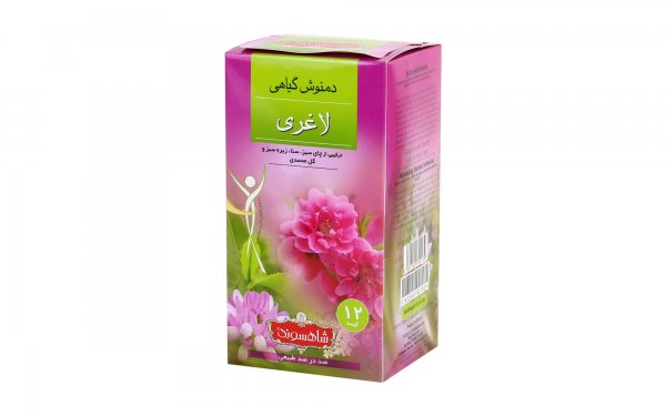 دمنوش گیاهی لاغری شاهسوند بسته 12 عددی