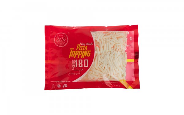 پنیر تاپینگ پیتزا رنده شده 206 مقدار 180 گرم 