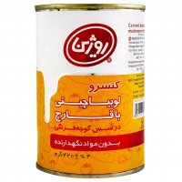 کنسرو لوبیا چیتی با قارچ روژین 420 گرم 