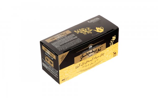 چای سیاه کیسه‌ای ارل‌گری توینینگز بسته 25 عددی