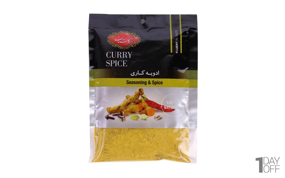 ادویه کاری گلستان مقدار 75 گرم