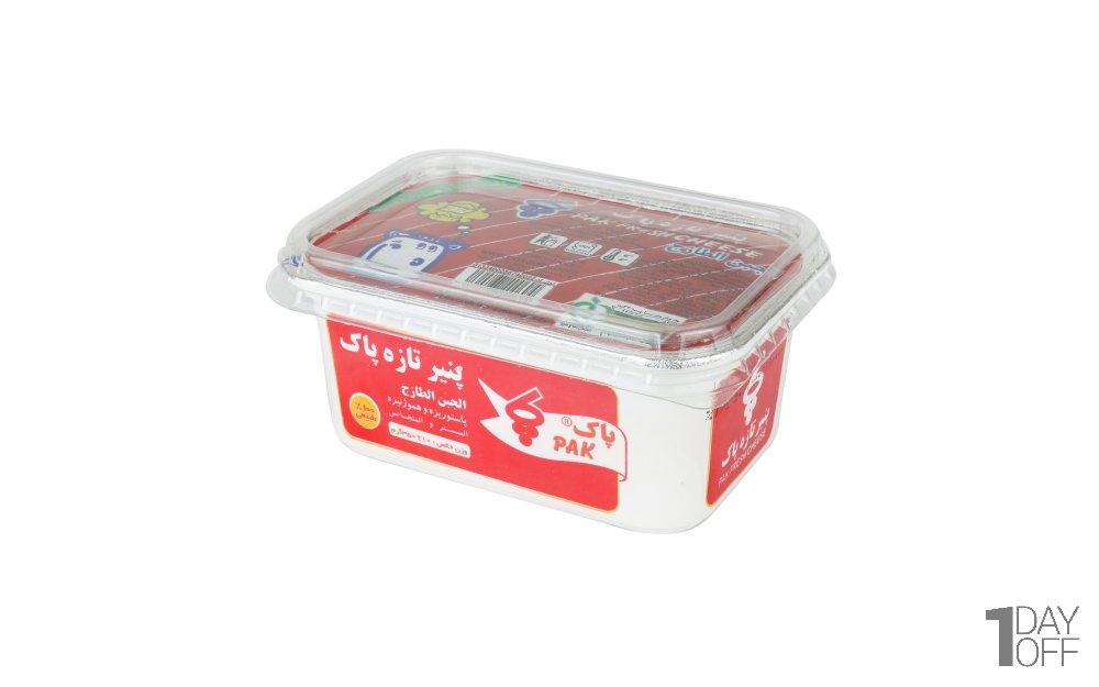 پنیر تازه پاک مقدار 350 گرم