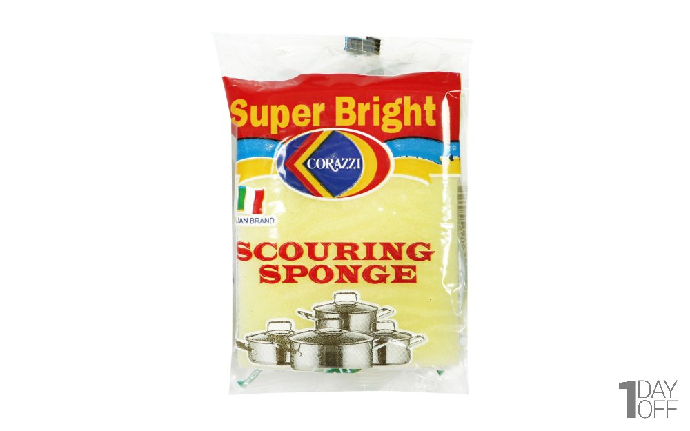 اسکاچ ابری با لایه ضدخش super bright بسته یک عددی