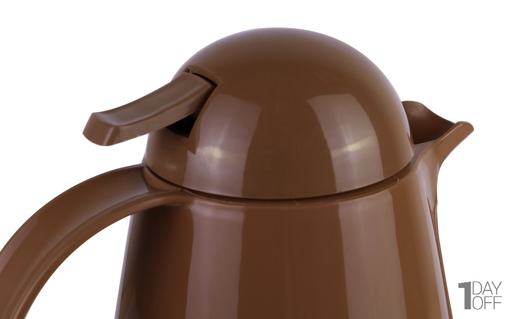 فلاسک یزدگل مدل سانا رنگ نسکافه ای 1.6 لیتری