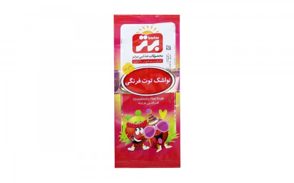 لواشک توت‌فرنگی برتر مقدار 30 گرم