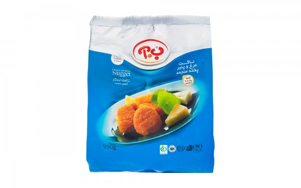 ناگت مرغ و پنیر ب.آ مقدار 950 گرم