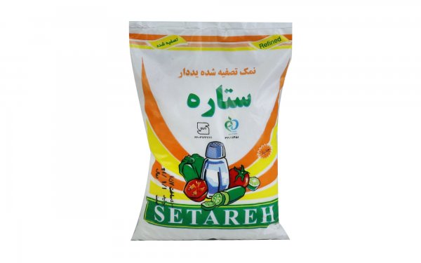 نمک تصفیه‌شده ستاره مقدار 600 گرم