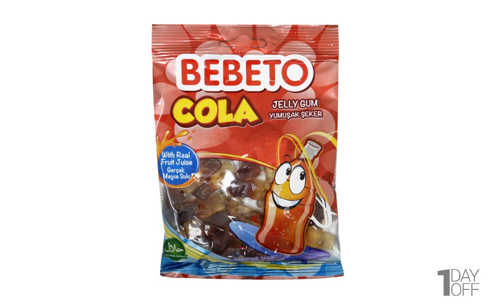 پاستیل ببتو (BEBETO) مدل COLA مقدار 80 گرم