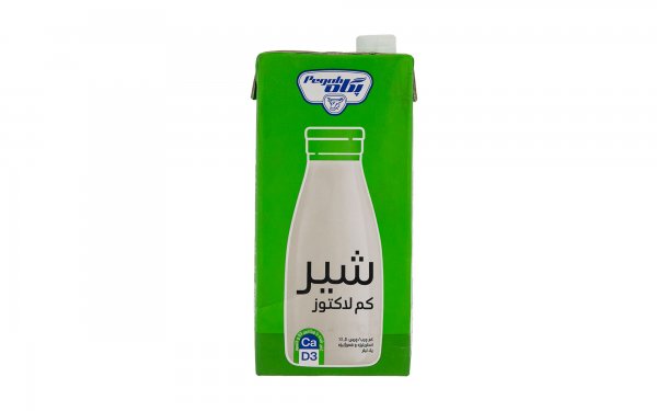 شیر پاستوریزه کم‌لاکتوز پگاه مقدار 1 لیتر  