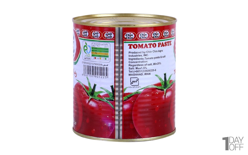 رب گوجه‌فرنگی چین‌چین مقدار 800 گرم