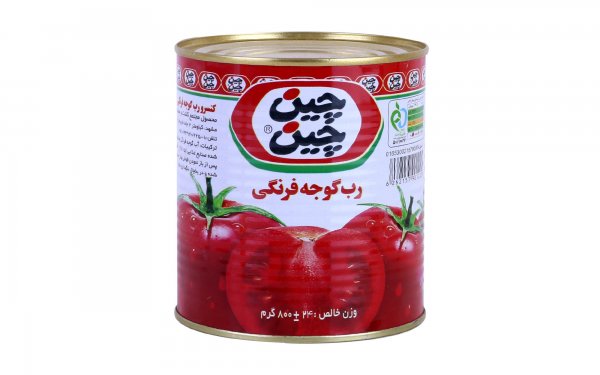 رب گوجه‌فرنگی چین‌چین مقدار 800 گرم