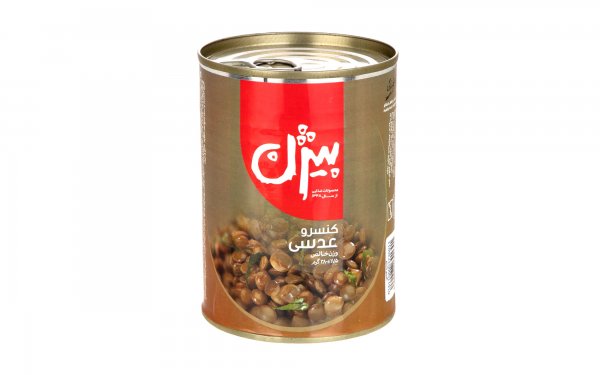 کنسرو عدسی بیژن مقدار 380 گرم 