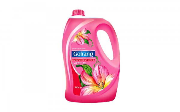 مایع دستشویی صورتی گلرنگ مقدار 3500 گرم