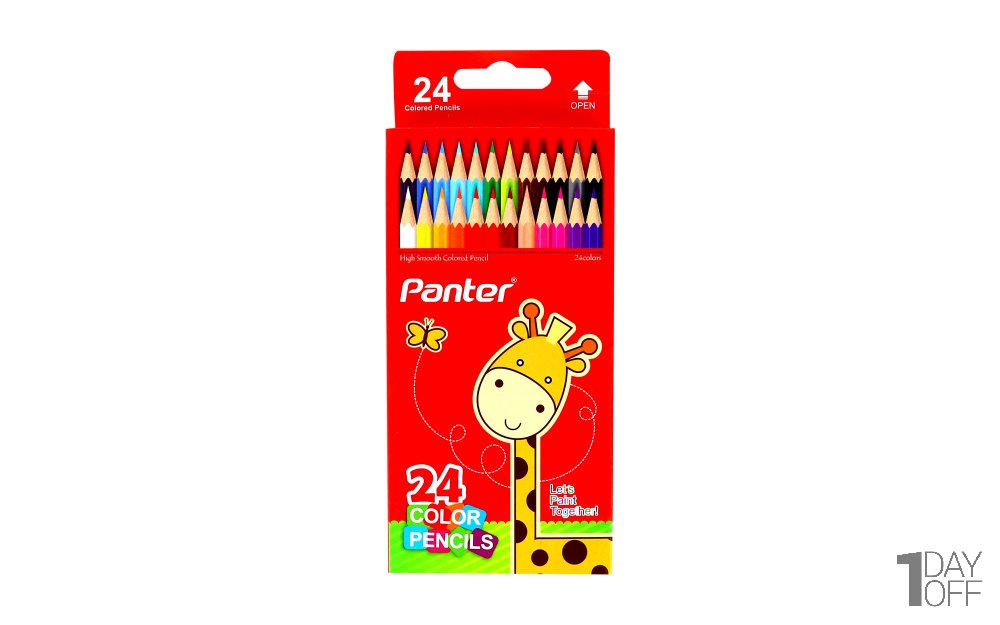 مداد رنگی 24 رنگ پنتر (Panter)