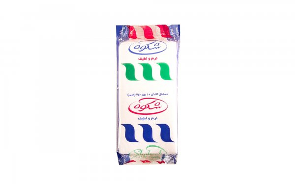 دستمال کاغذی جیبی شکوه مقدار 10 برگ دولا