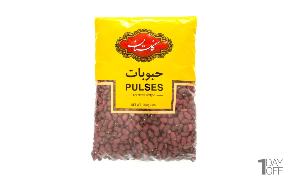 لوبیا قرمز گلستان مقدار 900 گرم