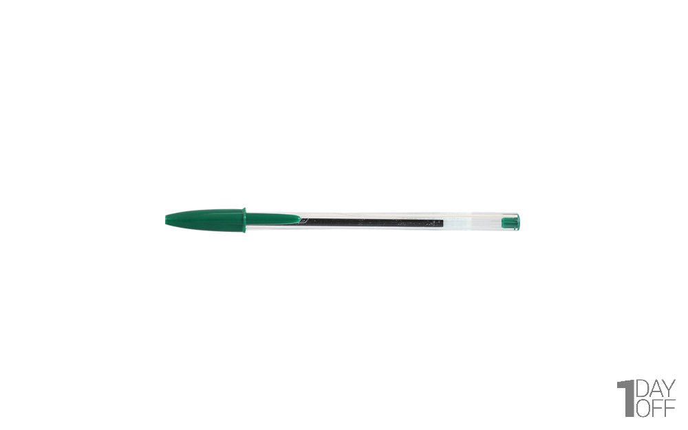 خودکار سبز بیک (Bic) مدل Crystal Medium