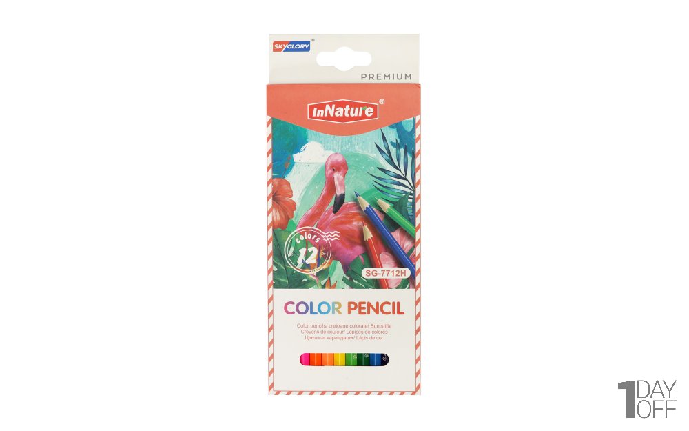 مدادرنگی اسکای گلوری (skyglory)  مدل  این‌نیچر (InNature) بسته 12 رنگ