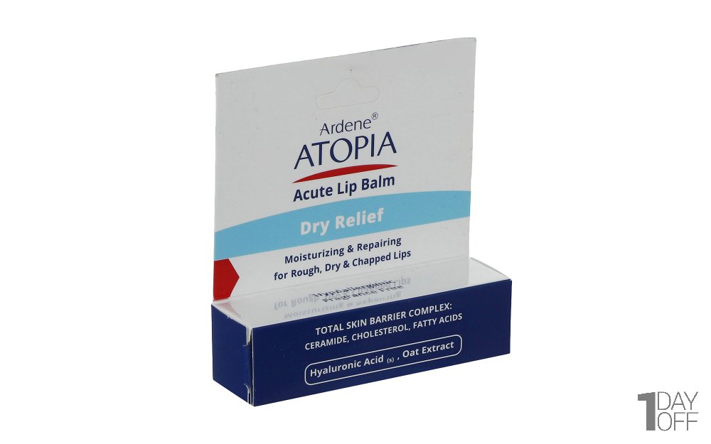 بالم لب مرطوب‌کننده و ترمیم‌کننده آردن مدل Dry Relief مقدار 4.5 گرم
