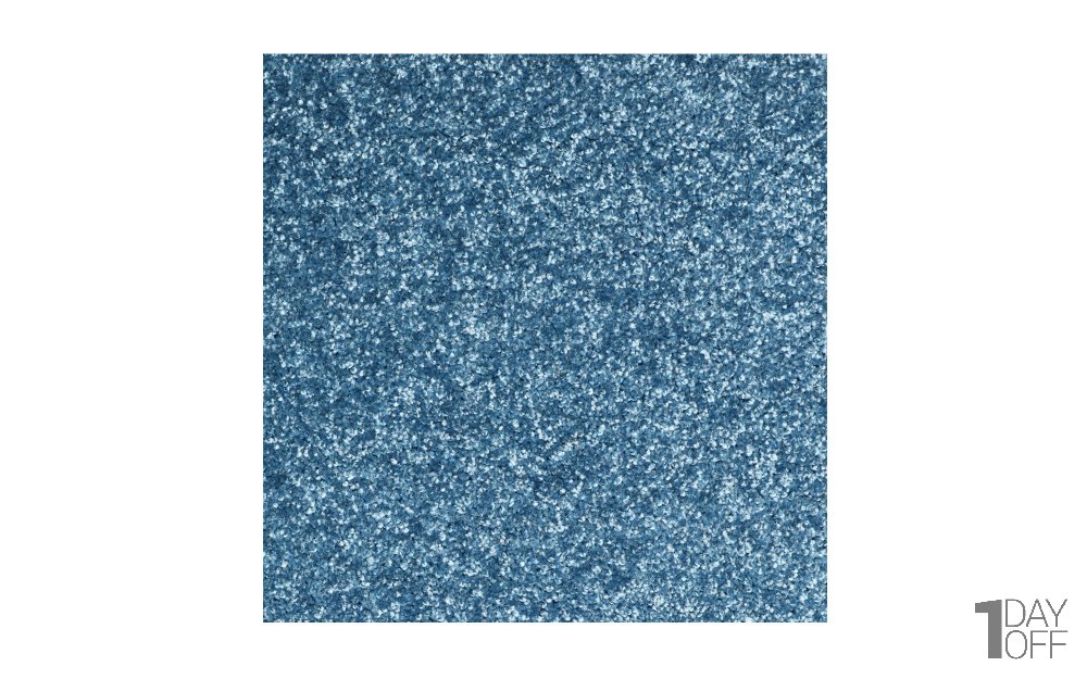 پادری پالاز مدل کات B پرز‌بلند آبی 50x80 سانتی‌متر