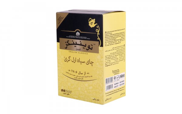 چای سیاه ارل‌گری توینینگز مقدار 450 گرم