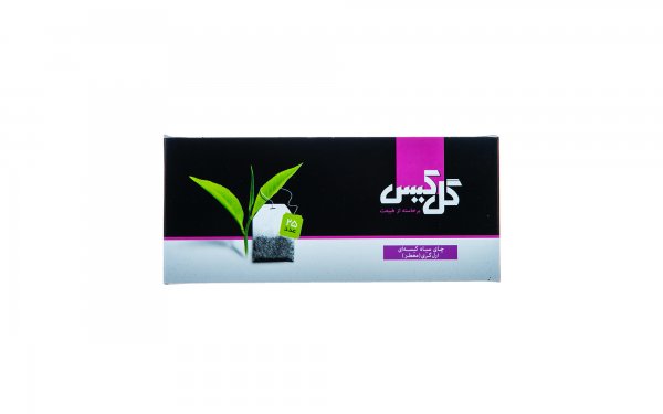 چای سیاه کیسه‌ای ارل‌گری معطر گل‌کیس بسته 25 عددی