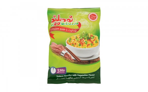 نودل با طعم سبزیجات نودیلند مقدار 75 گرم