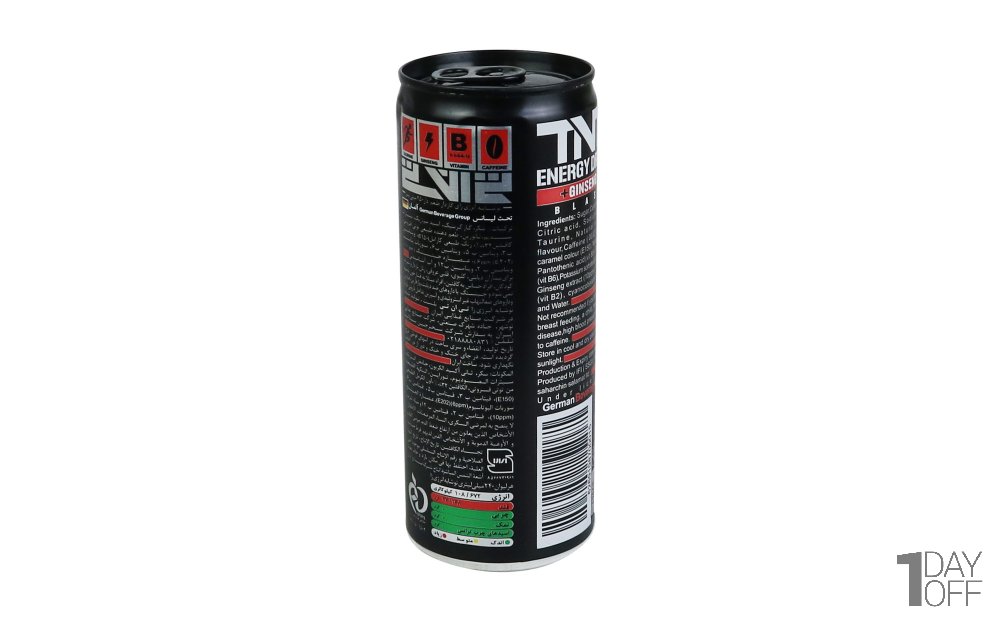 نوشیدنی انرژی‌زا تی‌ان‌تی مقدار 250 میلی‌لیتر
