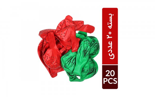 بادکنک یلدایی بسته‌بندی 20 عددی (داخل هر بسته دو طرح)