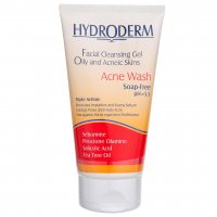 ژل شستشو صورت مدل Acne Wash هیدرودرم مقدار 150 گرم