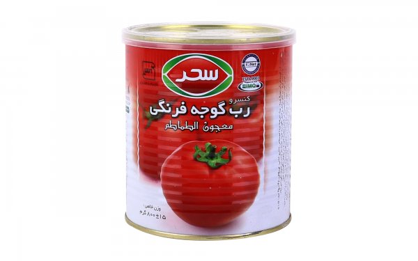 رب گوجه‌فرنگی سحر مقدار 800 گرم